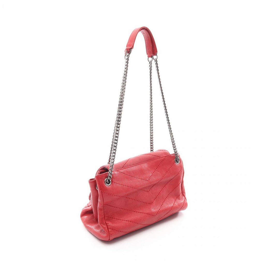 Saint Laurent Paris Shoulder Bag Monogram Nolita Red Leather Chain — view 2