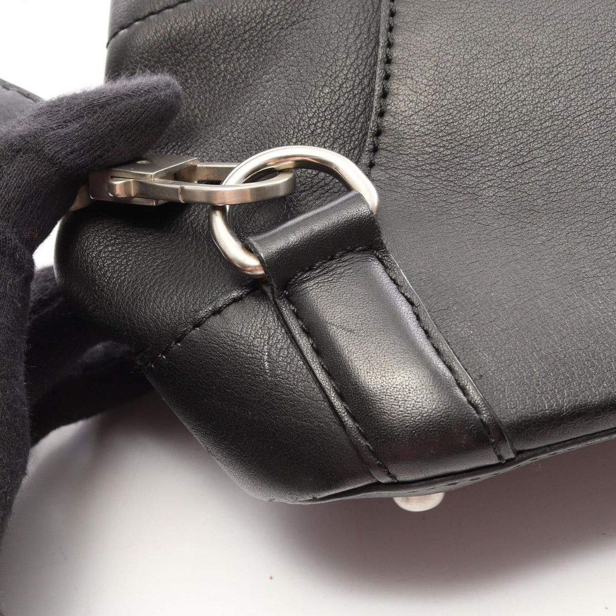 Loewe Waist Bag Anton Leather Black — view 7