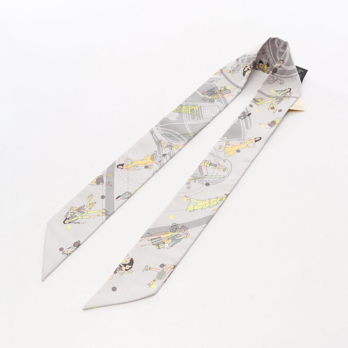Hermes Scarf Twilly Ex-Libris les Parisienne Silk — view 3