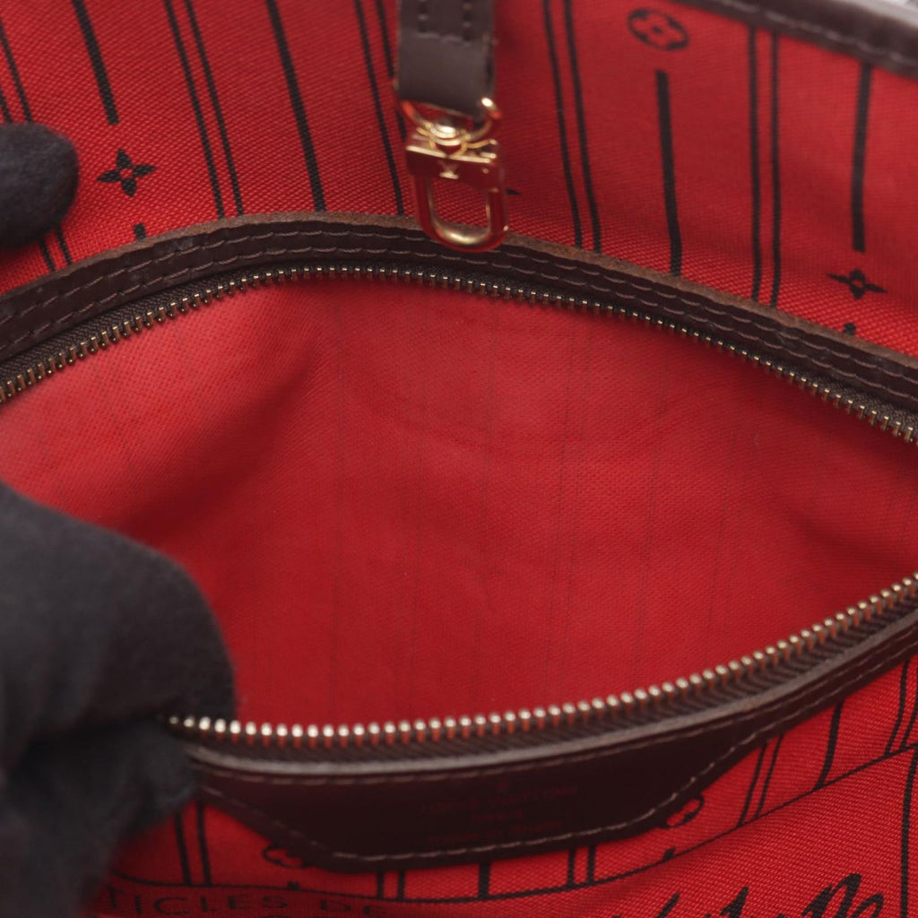 Louis Vuitton Tote Bag Neverfull MM Damier Ebene Leather — view 6
