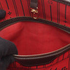 Louis Vuitton Tote Bag Neverfull MM Damier Ebene Leather — view 6