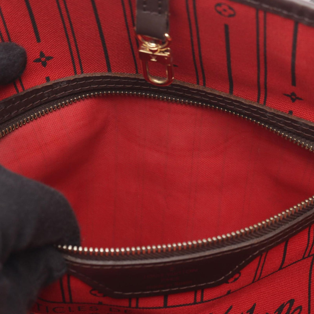Louis Vuitton Tote Bag Neverfull MM Damier Ebene Leather — view 6