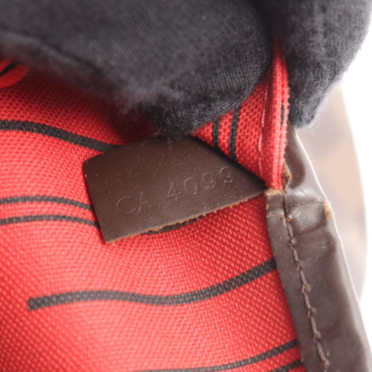 Louis Vuitton Tote Bag Neverfull MM Damier Ebene Leather — view 5