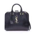 Saint Laurent Paris Handbag YSL Line Baby Monogram Cabas 2-Way Black Leather