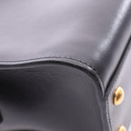 Saint Laurent Paris Handbag YSL Line Baby Monogram Cabas 2-Way Black Leather — view 7