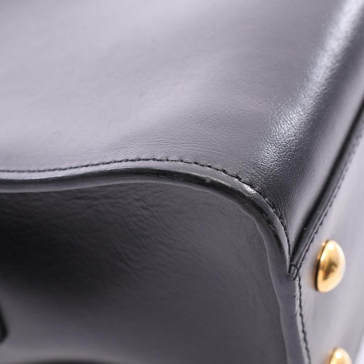Saint Laurent Paris Handbag YSL Line Baby Monogram Cabas 2-Way Black Leather — view 7