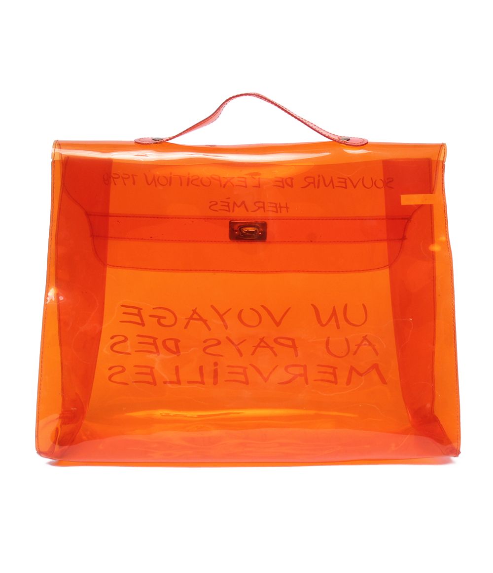 Hermes Handbag Gold Vinyl Kelly — view 2