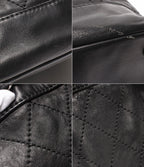 Chanel Chain Shoulder Bag Silver Quilted Drawstring — view 8
