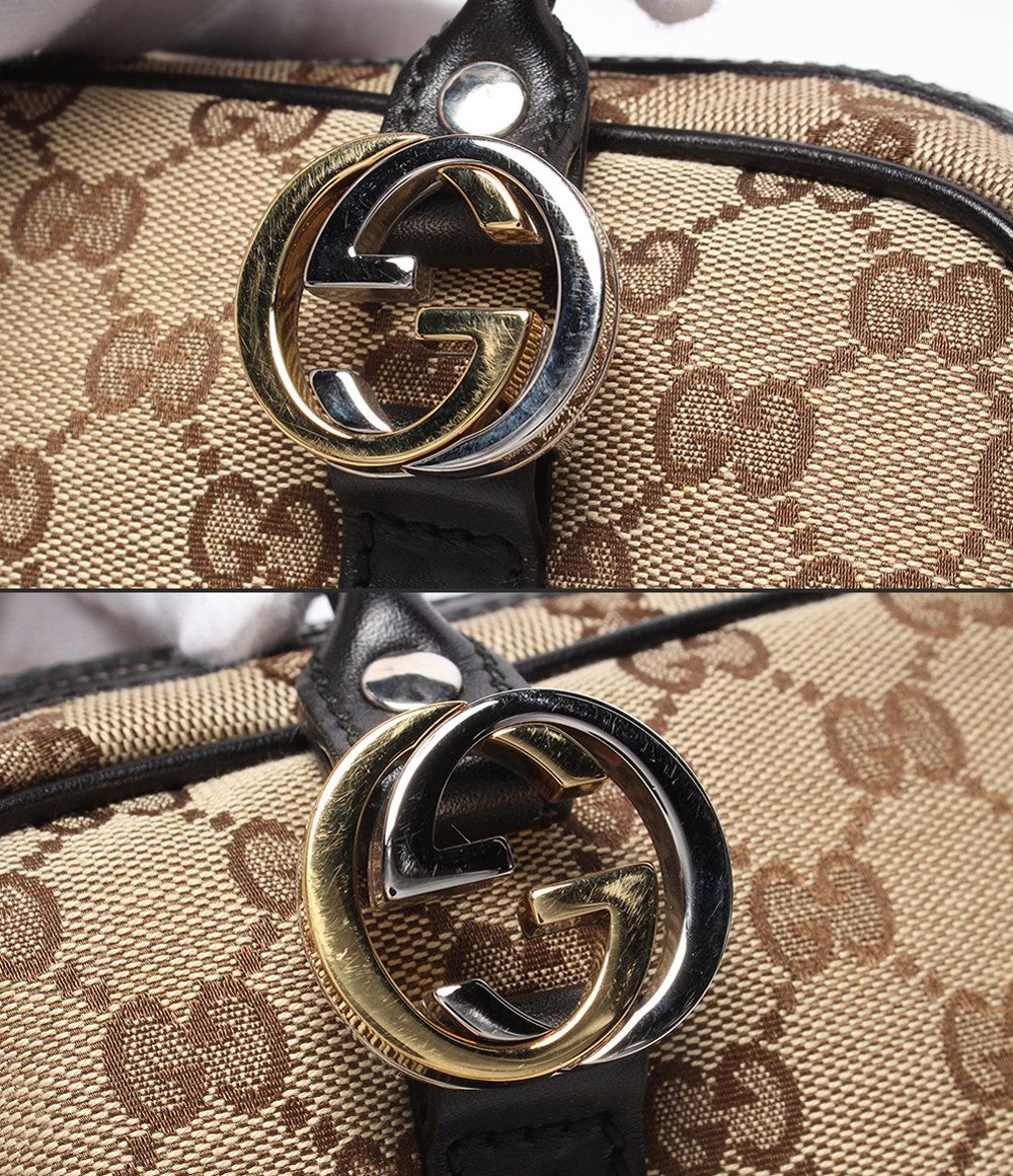 Gucci Shoulder Bag Mini GG Twins Canvas — view 6