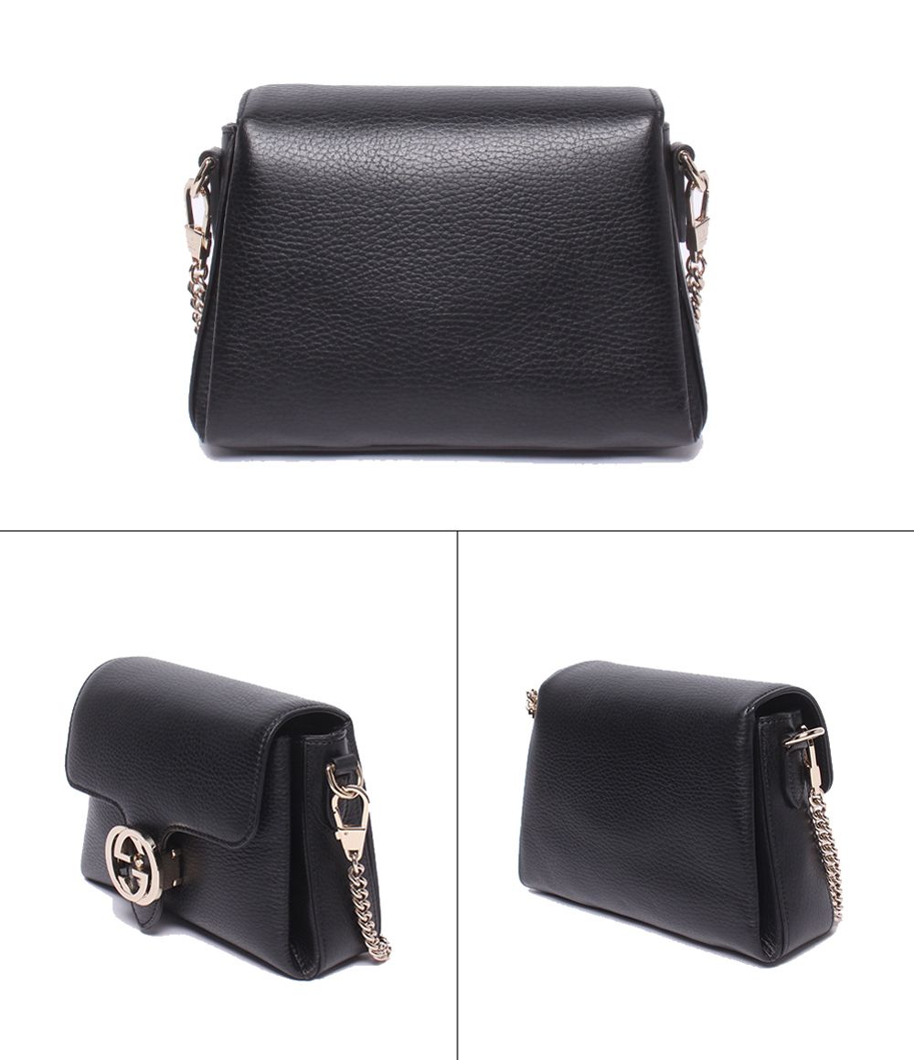 Gucci Chain Shoulder Bag Crossbody Interlocking — view 2