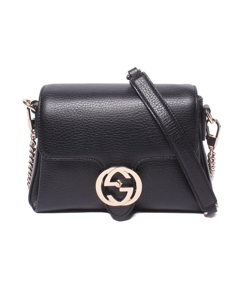 Gucci Chain Shoulder Bag Crossbody Interlocking