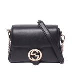 Gucci Chain Shoulder Bag Crossbody Interlocking
