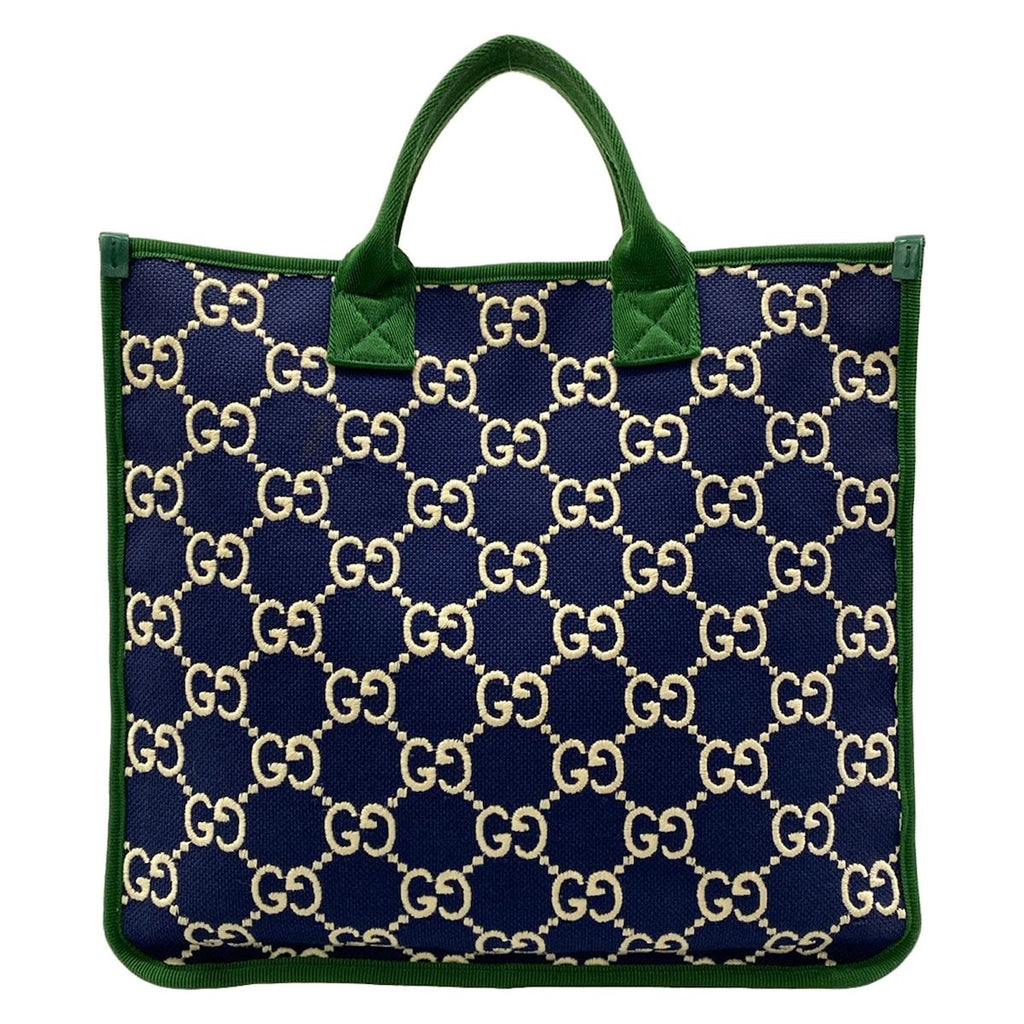 Gucci Tote Bag GG Pattern Sherry Children's Navy Green Red — view 3