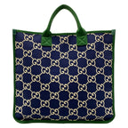 Gucci Tote Bag GG Pattern Sherry Children's Navy Green Red — view 3