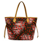Louis Vuitton Tote Bag Monogram Jungle Dot Neverfull MM Poppy