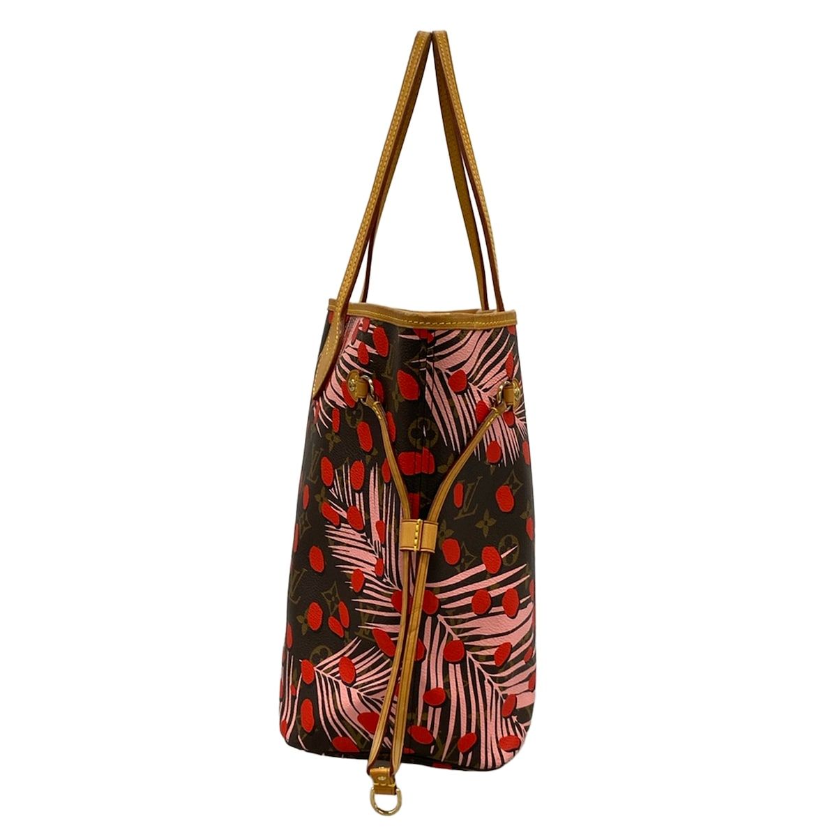 Louis Vuitton Tote Bag Monogram Jungle Dot Neverfull MM Poppy — view 4