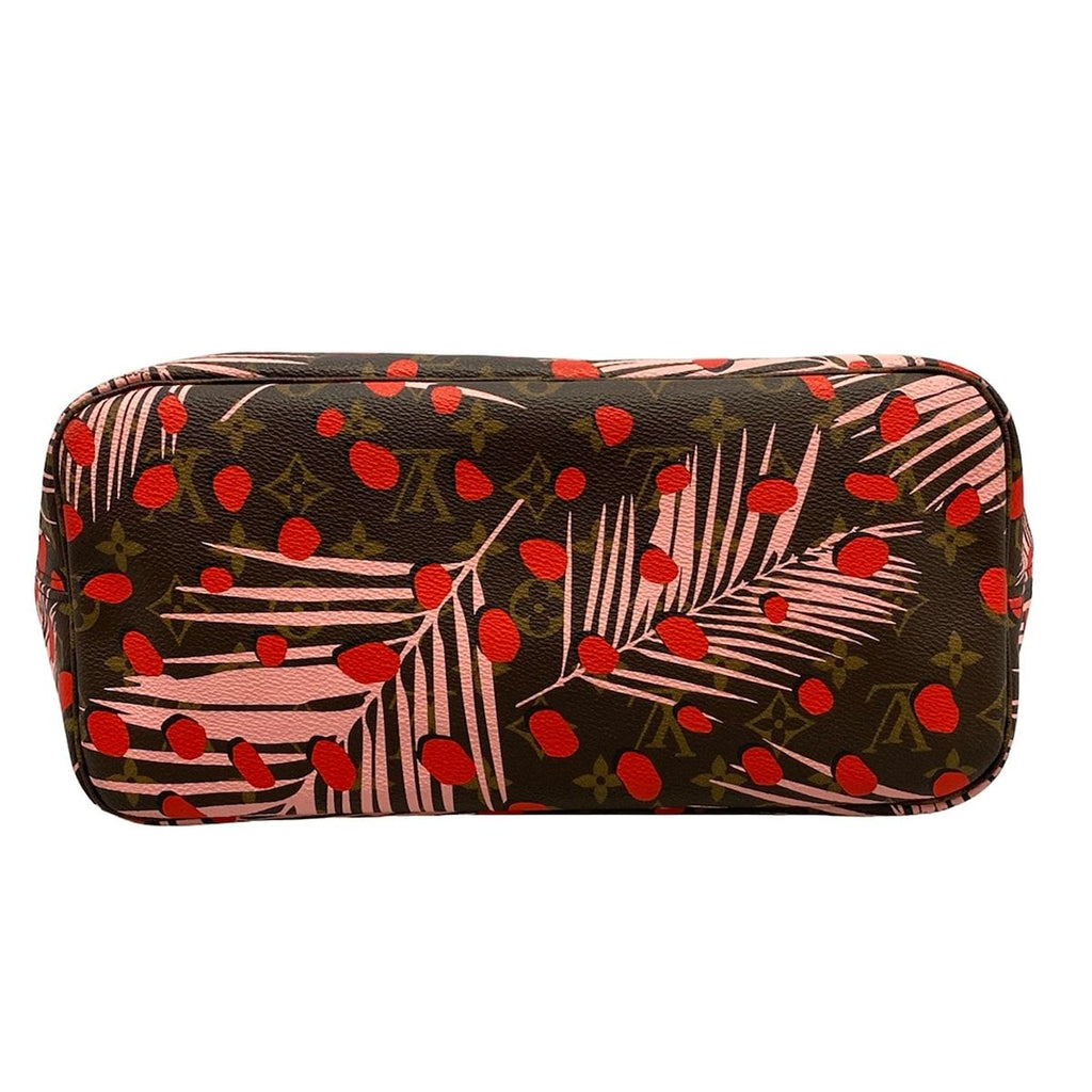 Louis Vuitton Tote Bag Monogram Jungle Dot Neverfull MM Poppy — view 5