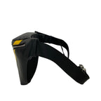 Fendi Waist Pouch Zucca Pattern Black Yellow Dark Gray Leather — view 4
