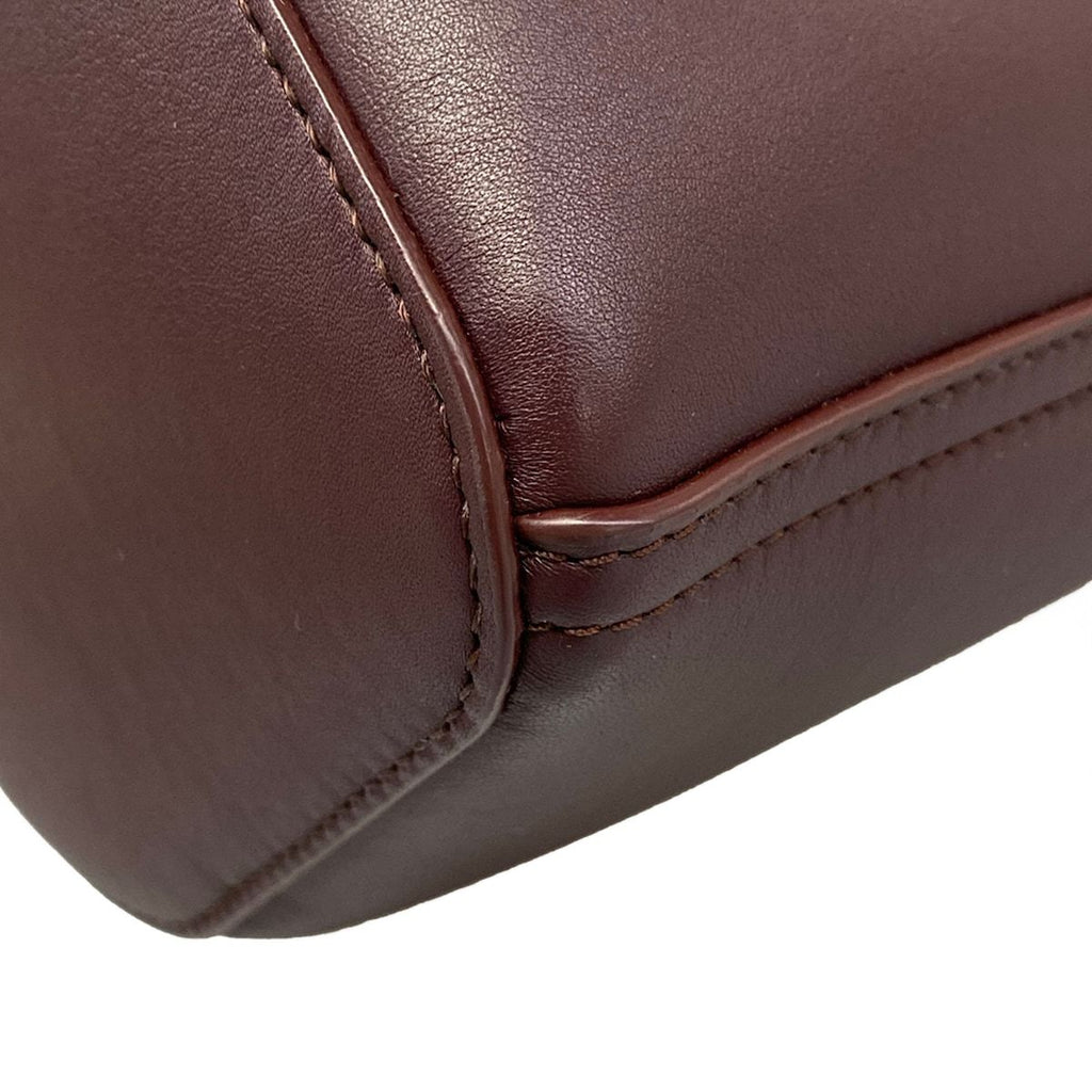 Loewe Handbag Pebble Bucketbag Mini Dark Burgundy — view 6