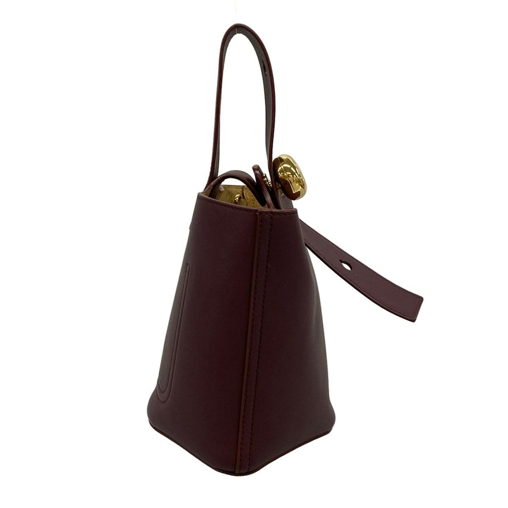 Loewe Handbag Pebble Bucketbag Mini Dark Burgundy — view 2