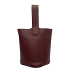 Loewe Handbag Pebble Bucketbag Mini Dark Burgundy — view 3