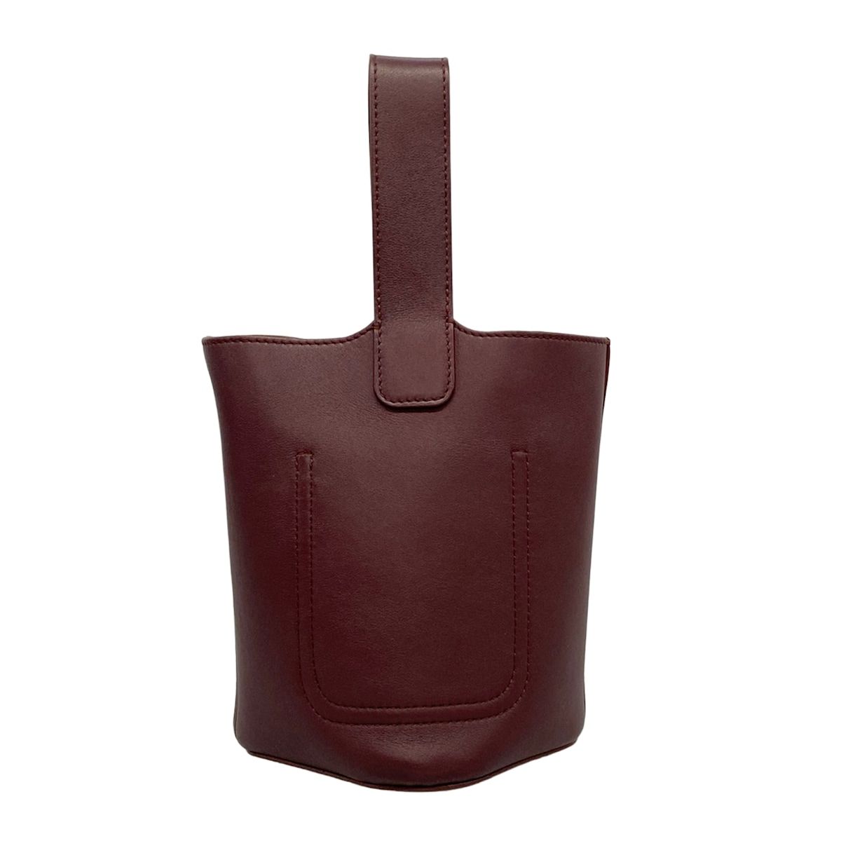 Loewe Handbag Pebble Bucketbag Mini Dark Burgundy — view 3