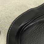 Hermes Tote Bag Garden Party PM Ivory Black Silver — view 6