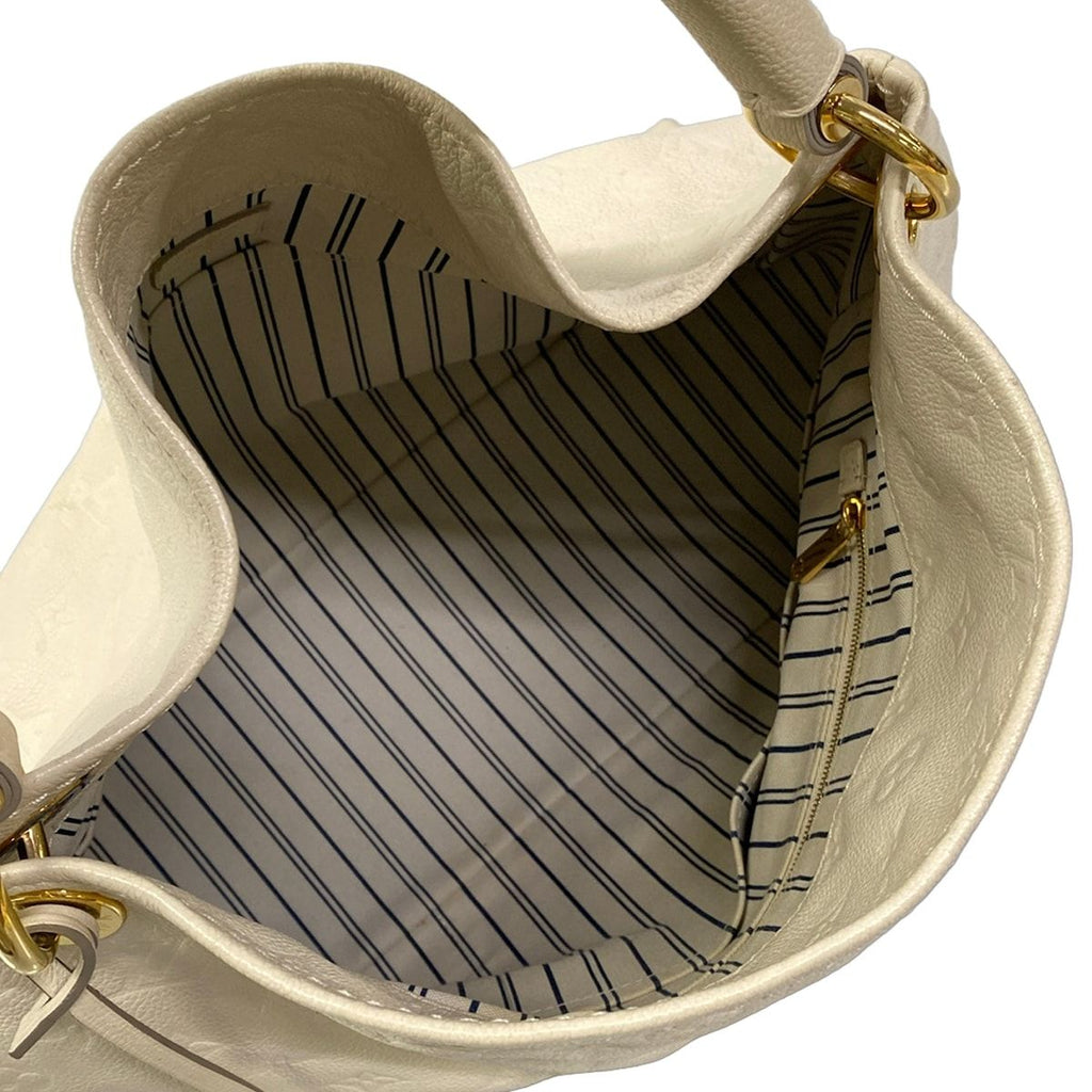 Louis Vuitton Handbag Monogram Empreinte Artsy MM Neige Leather — view 7