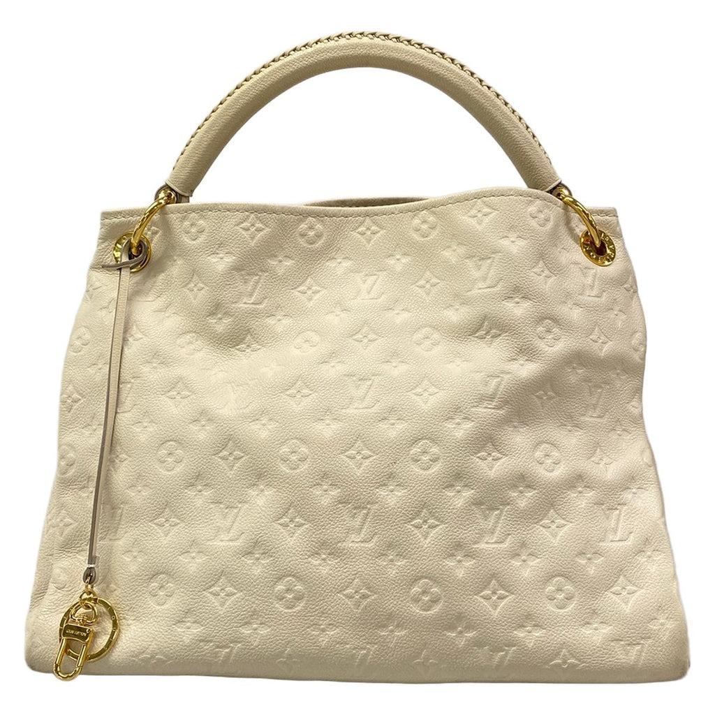 Louis Vuitton Handbag Monogram Empreinte Artsy MM Neige Leather