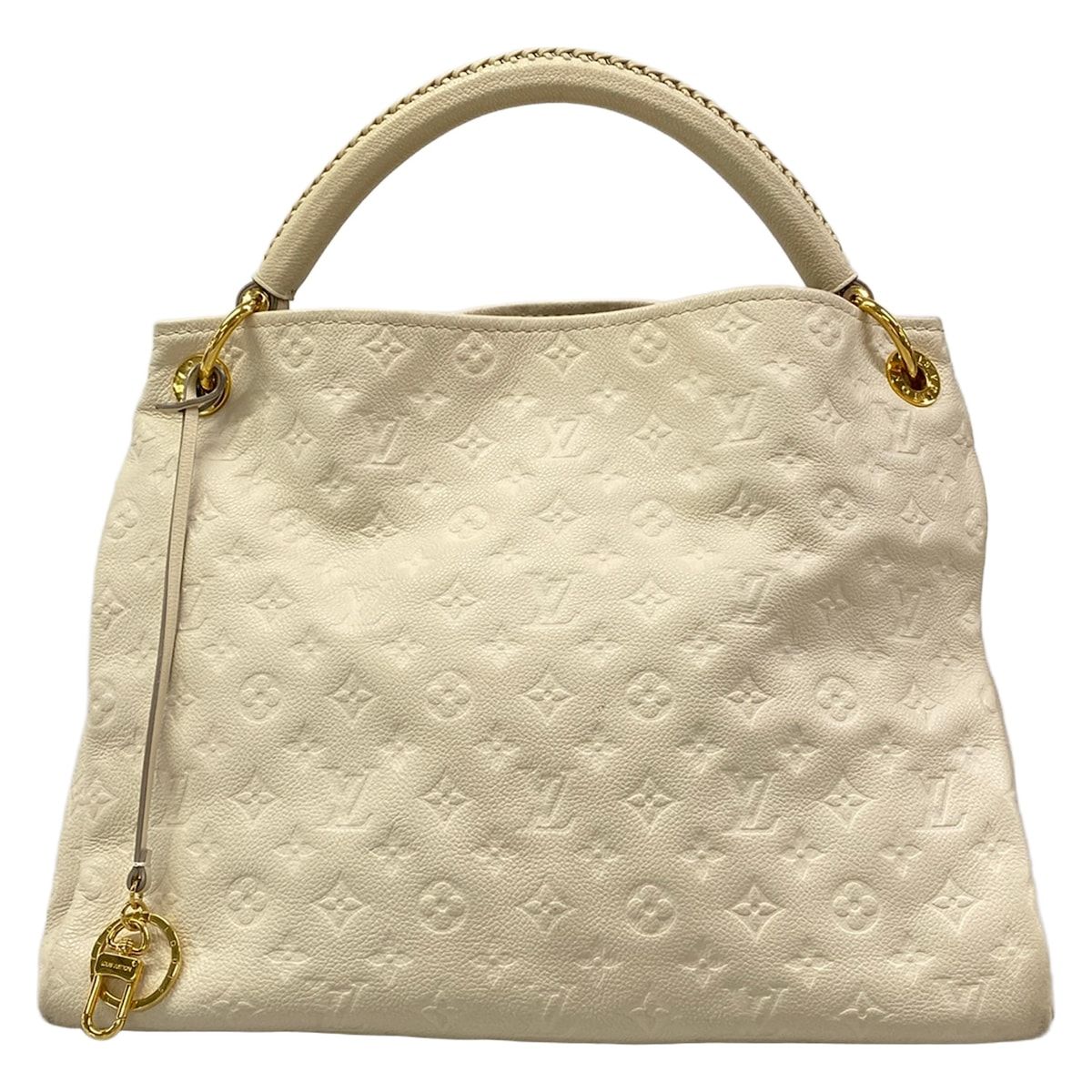 Louis Vuitton Handbag Monogram Empreinte Artsy MM Neige Leather
