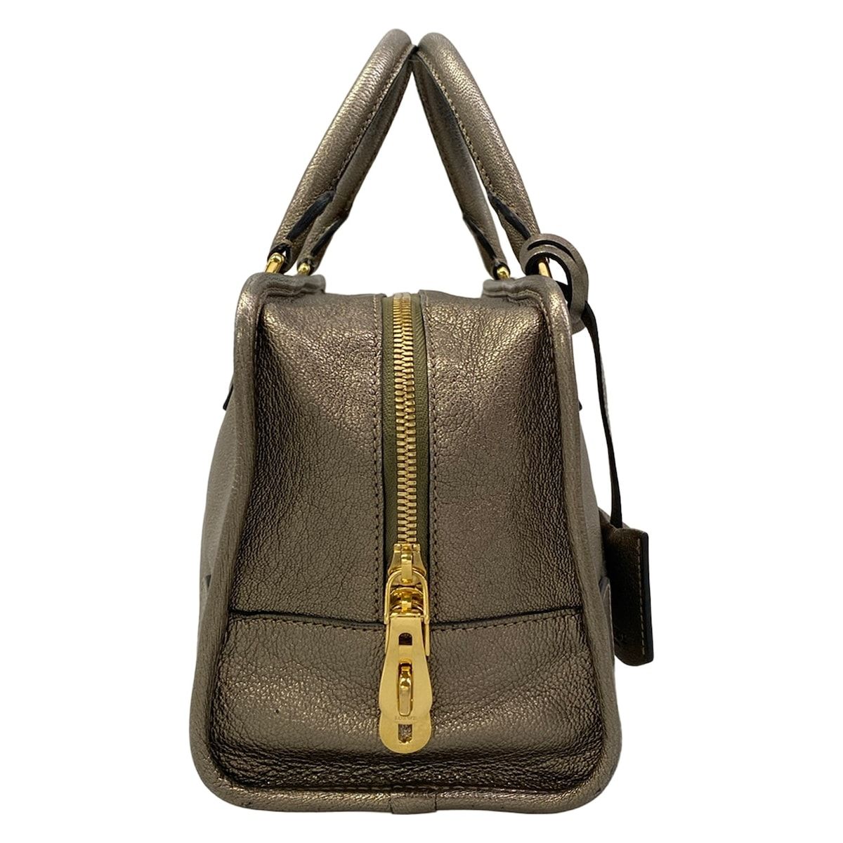 Loewe Handbag Amazona 28 Gold Leather — view 2