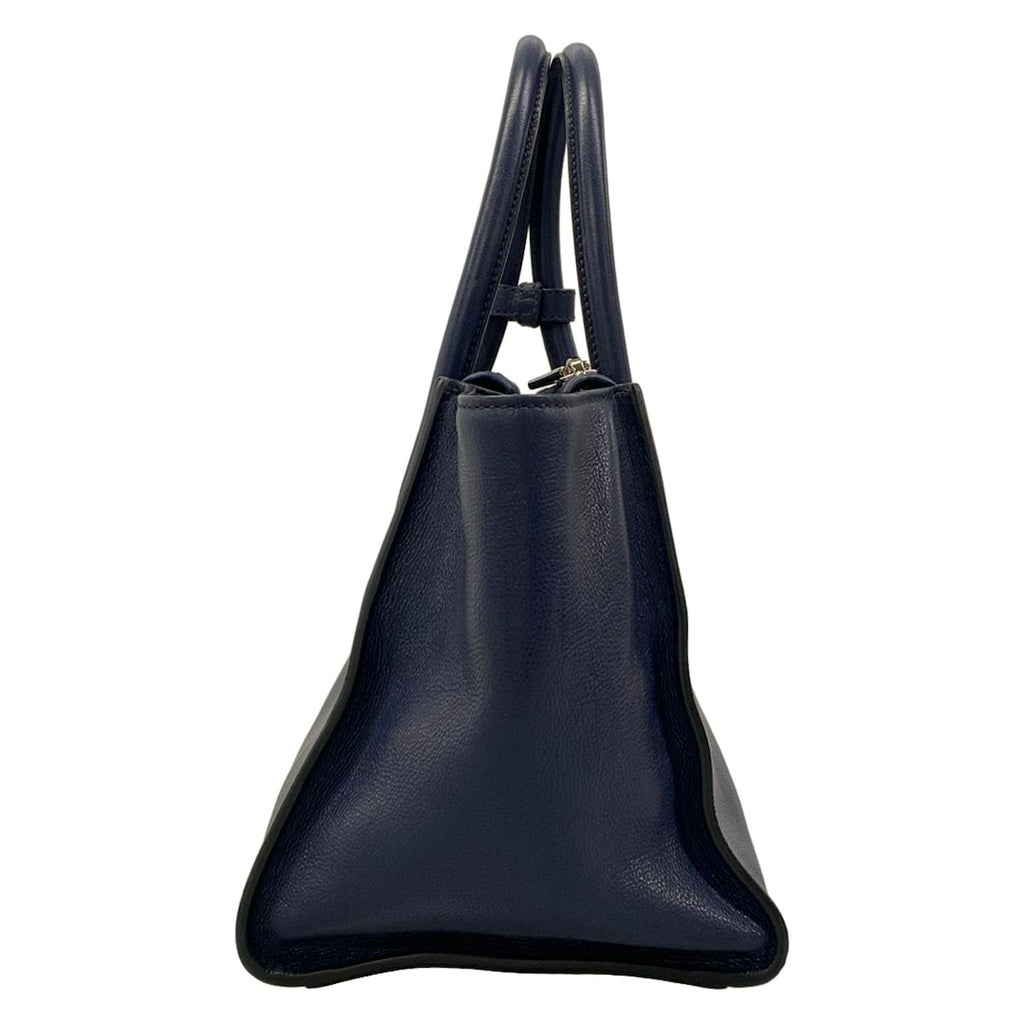 Prada Tote Bag Navy Leather — view 2