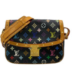 Louis Vuitton Shoulder Bag Monogram Multicolor Solonge Noir Leather