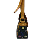 Louis Vuitton Shoulder Bag Monogram Multicolor Solonge Noir Leather — view 2