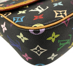 Louis Vuitton Shoulder Bag Monogram Multicolor Solonge Noir Leather — view 6