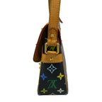 Louis Vuitton Shoulder Bag Monogram Multicolor Solonge Noir Leather — view 4