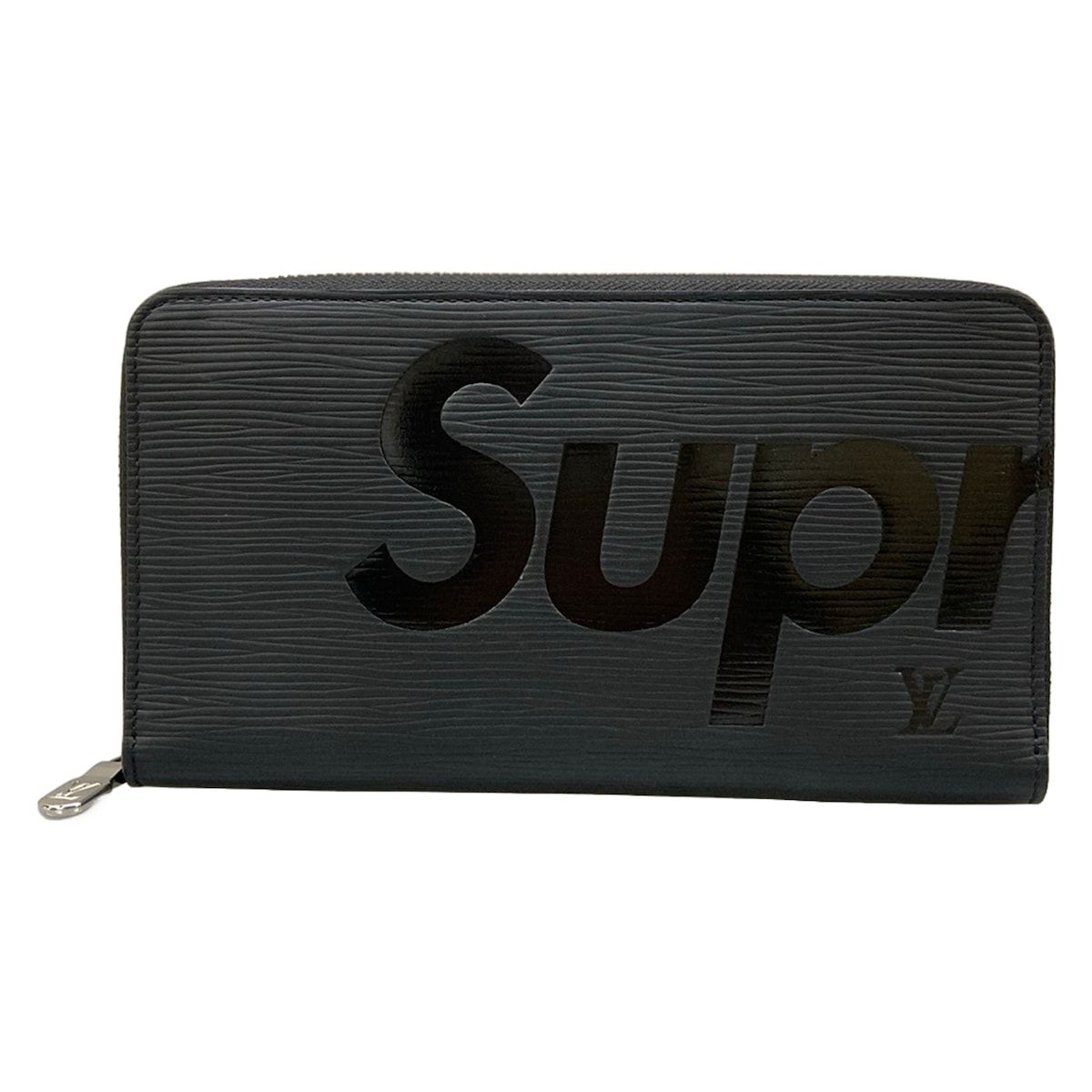 Louis Vuitton x Supreme Zippy Organizer Wallet Noir Leather