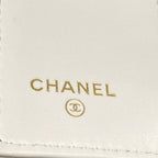 Chanel Trifold Wallet Classic Small Flap Quilted White — view 5