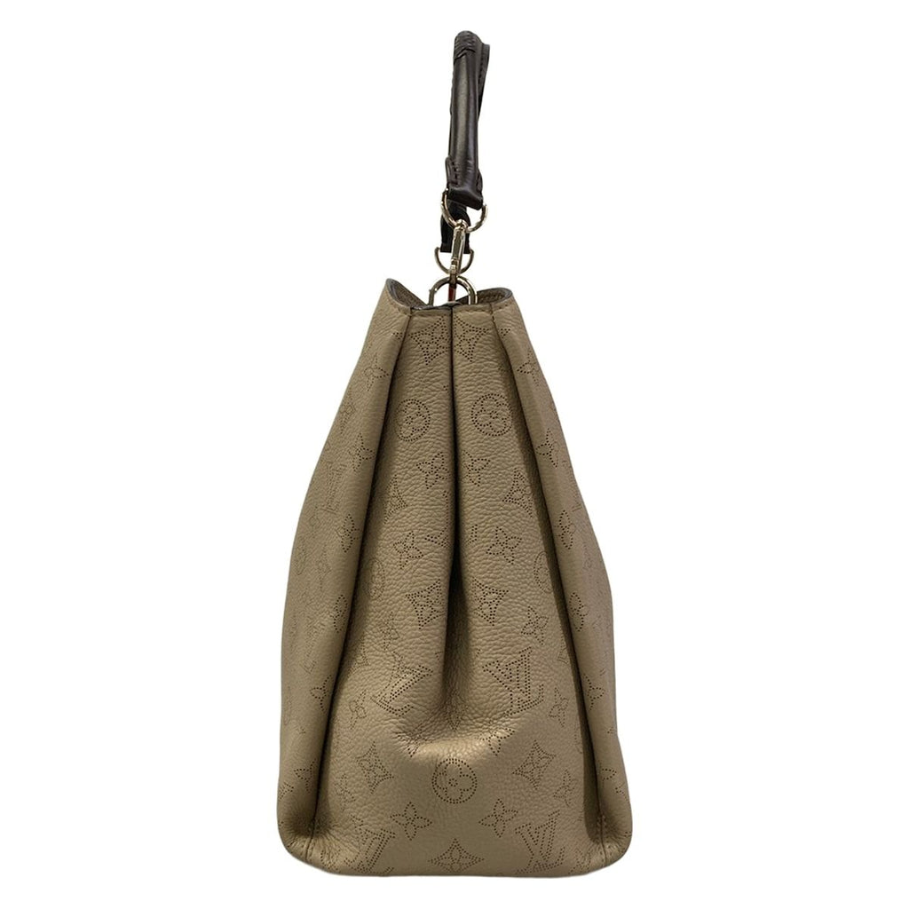 Louis Vuitton Handbag Mahina Babylon PM Galet Leather — view 4