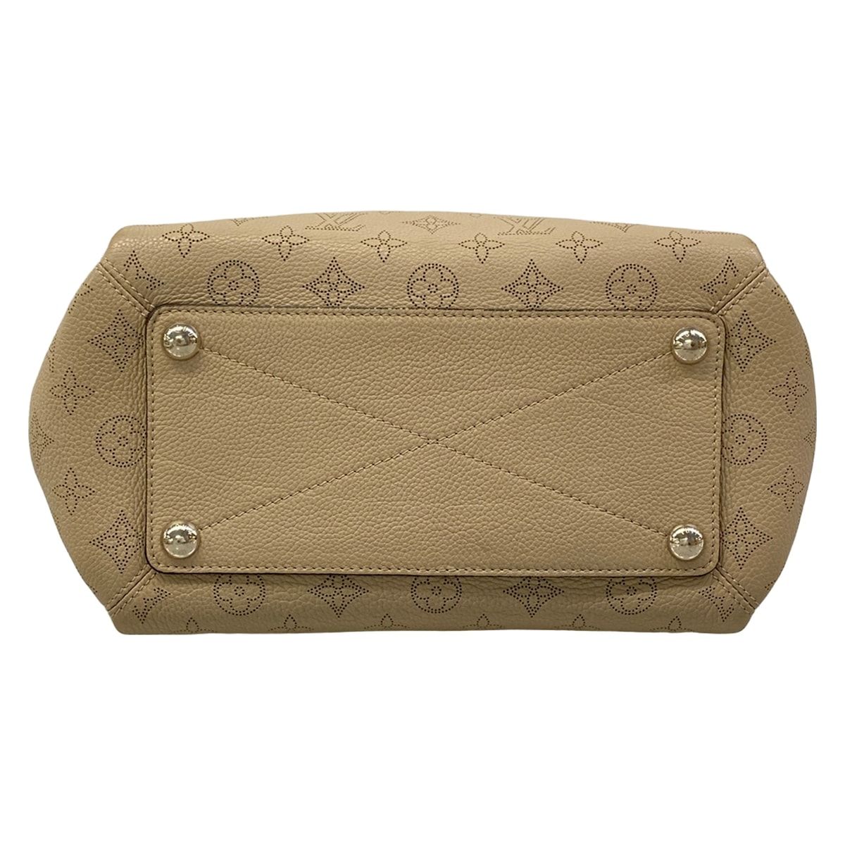Louis Vuitton Handbag Mahina Babylon PM Galet Leather — view 5