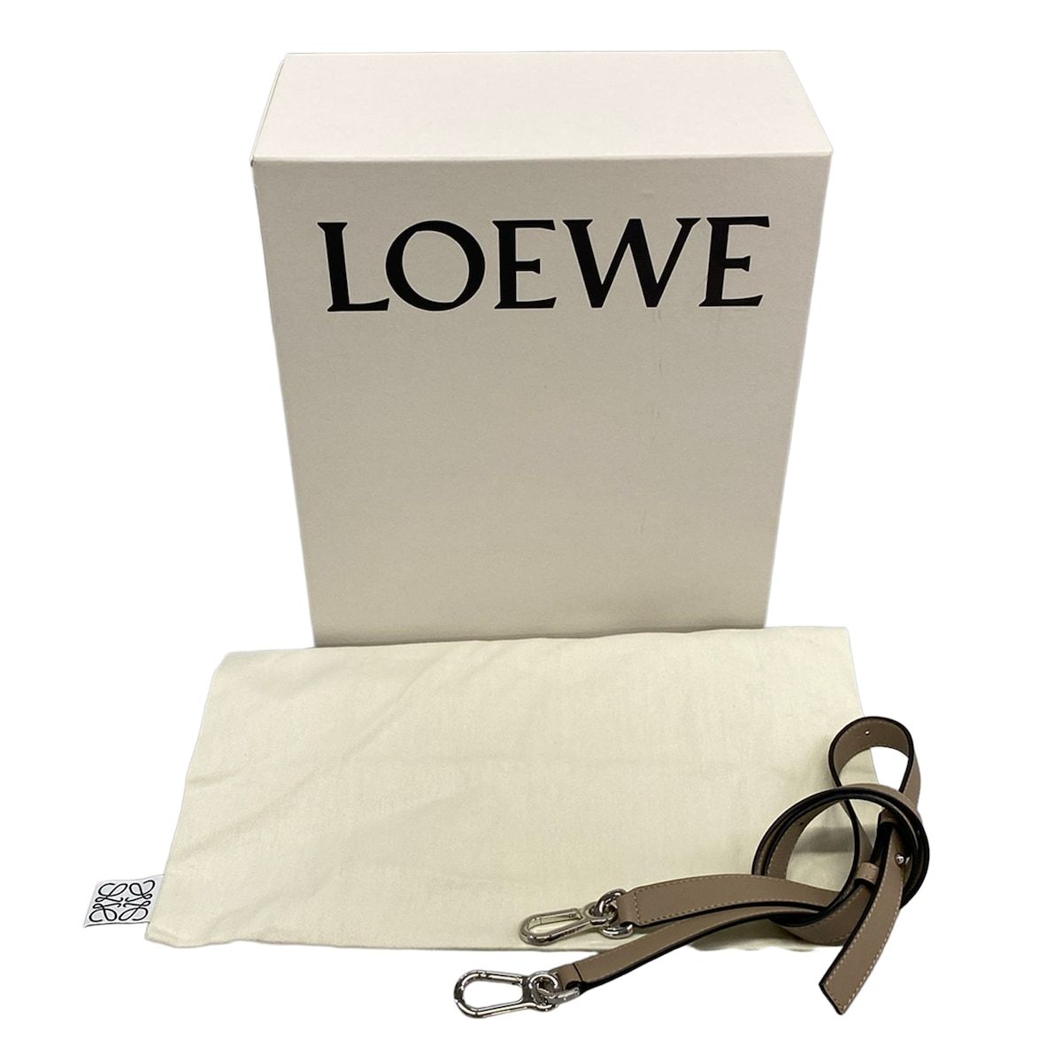 Loewe Handbag Puzzle Bag Small Beige White Khaki Tricolor — view 8