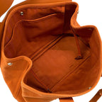 Hermes Handbag Valparaiso MM Dark Brown Leather — view 7