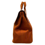 Hermes Handbag Valparaiso MM Dark Brown Leather — view 4