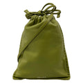 Prada Shoulder Bag Nappa Leather Smartphone Pouch Ivy Green Drawstring