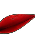 Louis Vuitton x Supreme Porte Cartes Simple Card Case Red White Leather — view 3