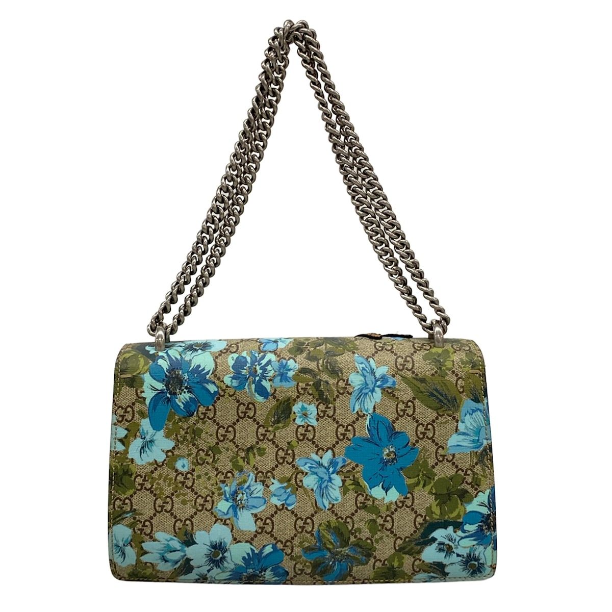 Gucci Shoulder Bag Dionysus Beige Dark Brown Multi Chain — view 3