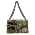 Gucci Shoulder Bag Dionysus Beige Dark Brown Multi Chain