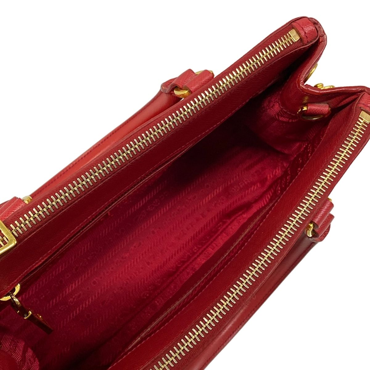 Prada Tote Bag Galilea Red — view 7