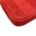 Chanel Wallet Deauville Line Red Chain Gold Leather Shoulder Bag — view 6