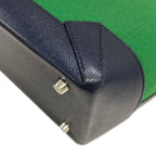 Hermes Tote Bag Maxi Box Cabas 30 Green Navy — view 6